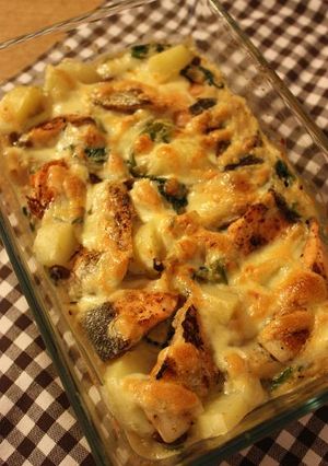 レモン風味のサーモングラタン-レシピのメイン写真