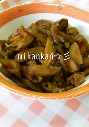 ごぼうと牛肉の佃煮♡糸こんたっぷり♡-レシピのメイン写真