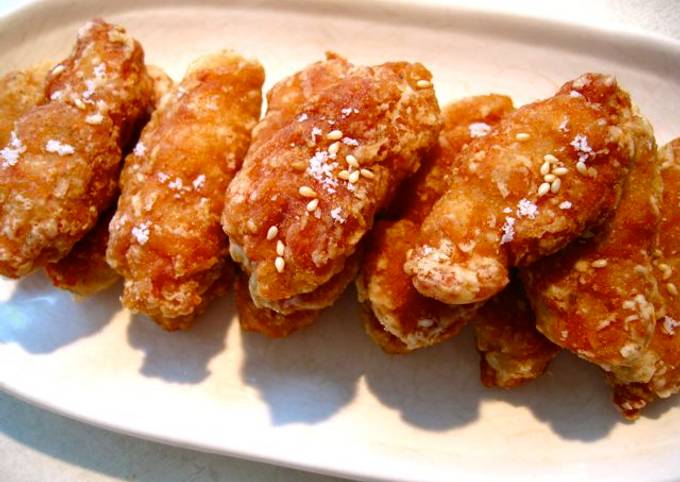 格安 安っ！名古屋手羽先風味唐揚げ♪ ナヲコナヲコ by その他