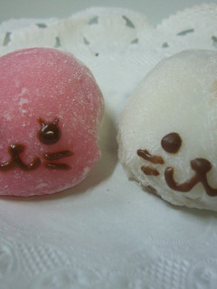 もちもち❤アザラシの生チョコ大福-レシピのメイン写真
