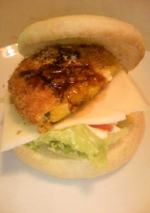 簡単!早い!惣菜ハンバーガー☆-レシピのメイン写真