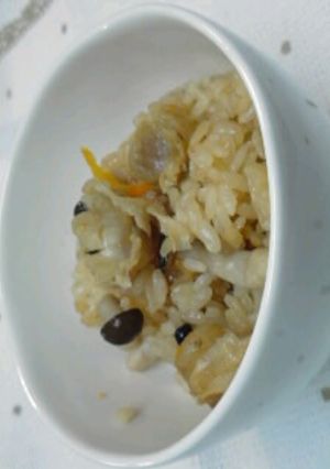 干しホタテの炊き込みご飯-レシピのメイン写真