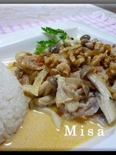 豚バラ肉と粒マスタードのクリーム煮-レシピのメイン写真