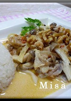 豚バラ肉と粒マスタードのクリーム煮-レシピのメイン写真