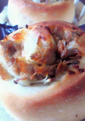 食べきり！バターなし! オニオンツナパン-レシピのメイン写真