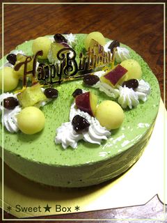 * 抹茶とサツマイモのケーキ *-レシピのメイン写真