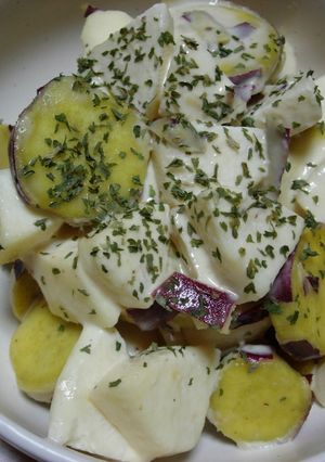 りんごとさつまいものサラダ-レシピのメイン写真