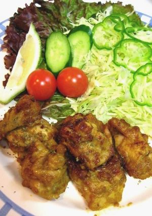 鶏肉のカレーマヨグリルチキン♪オーブン-レシピのメイン写真