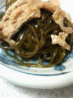 切り昆布と油揚げの煮物-レシピのメイン写真
