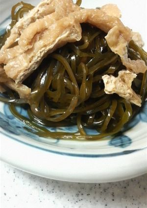 切り昆布と油揚げの煮物-レシピのメイン写真