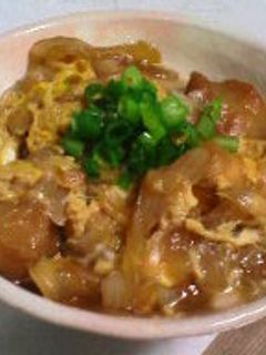 お麩の卵とじ丼♬-レシピのメイン写真