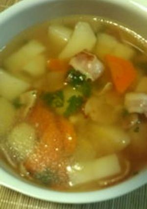 人気給食!簡単『洋風かきたま汁』-レシピのメイン写真