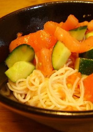 和風そうめんサラダ-レシピのメイン写真