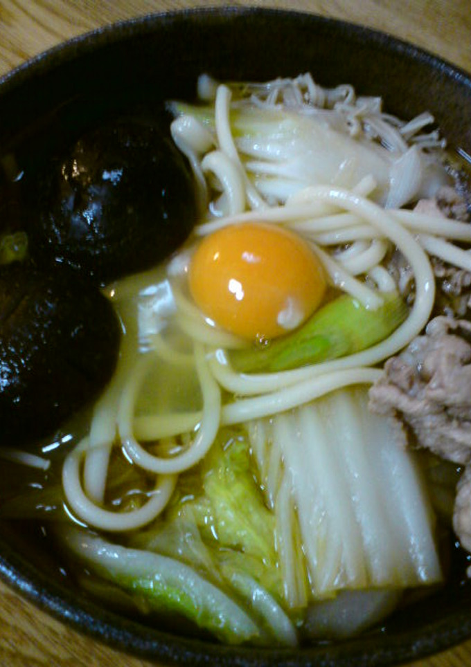 鍋焼き風♪ 具だくさんのあったかおうどん-レシピのメイン写真