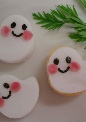 ハロウィン＊キャラ弁おかず　おばけちゃん-レシピのメイン写真