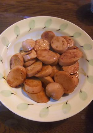 魚肉ソーセージを焼肉のタレで☆お弁当に-レシピのメイン写真
