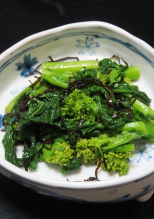 ５分で完成！時短簡単☆菜花の塩昆布和え-レシピのメイン写真