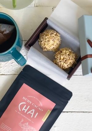 ルビーカカオチャイのチョコレートクランチ-レシピのメイン写真