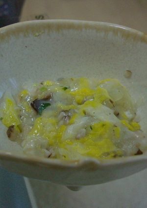 離乳食中期　はくたまっけ～のミルク煮☆-レシピのメイン写真