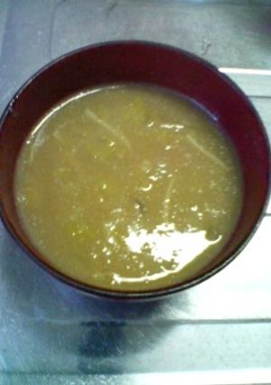 レンコンのみそ汁-レシピのメイン写真