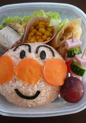 アンパンマンおにぎり-レシピのメイン写真