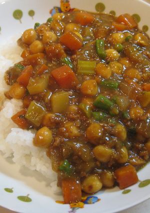 ☆ほくほくひよこ豆と人参のカレー-レシピのメイン写真