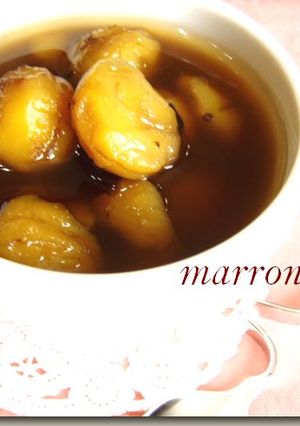 栗のブランデー煮♪-レシピのメイン写真