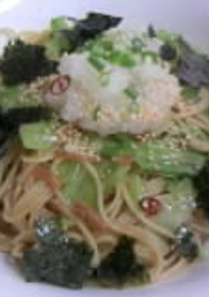 簡単なめたけパスタ♪-レシピのメイン写真