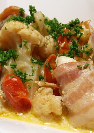鱈とカリフラワーのトマトクリームスープ-レシピのメイン写真