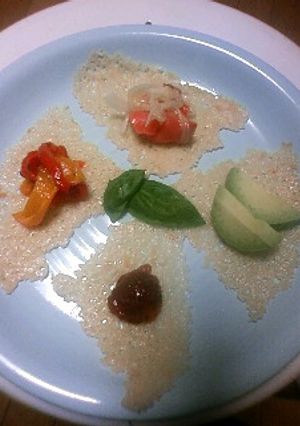 カリカリチーズのブルスケッタ-レシピのメイン写真