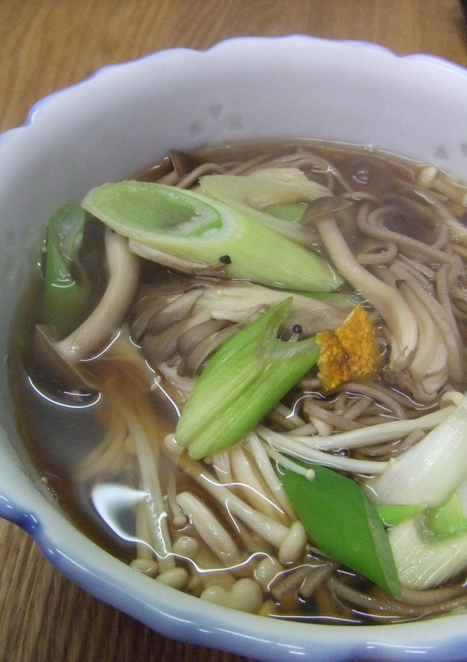 舞茸きのこそば-レシピのメイン写真