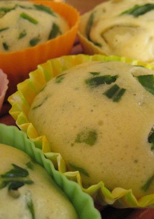 ほうれん草チーズ蒸しパン♪-レシピのメイン写真