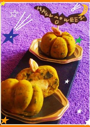 meiji❤ほろうま♪❤Wチーズ パンプキン❤-レシピのメイン写真