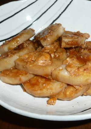 レンコンの肉詰めの甘辛煮-レシピのメイン写真