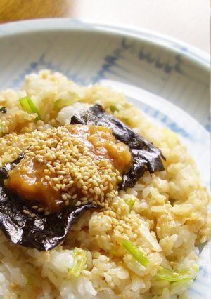 ネギ味噌のせネギ炒飯-レシピのメイン写真