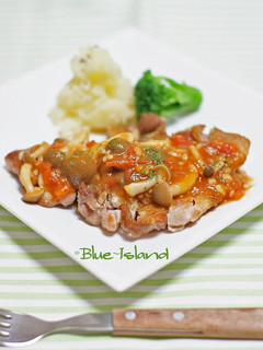 チキンソテー♪簡単トマトソース♪-レシピのメイン写真