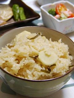 ショウガとごぼうのご飯-レシピのメイン写真