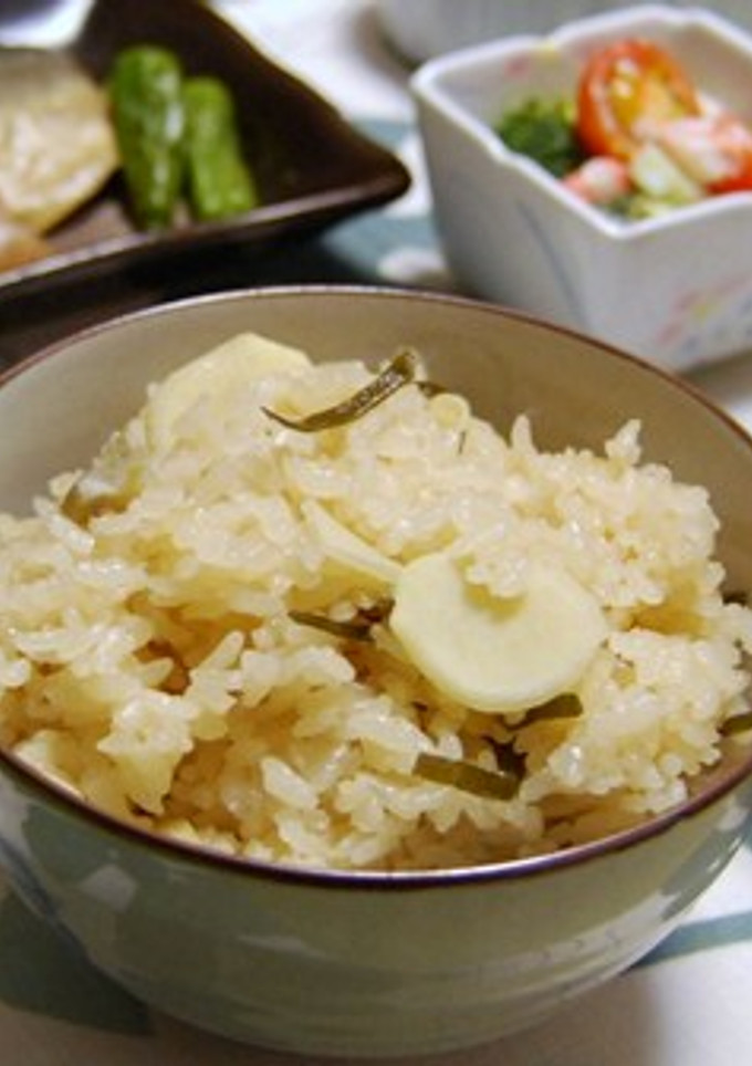 ショウガとごぼうのご飯-レシピのメイン写真