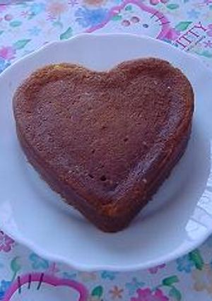 ハートのスポンジケーキ-レシピのメイン写真