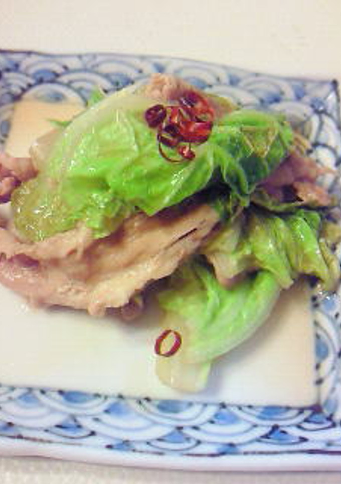 簡単☆彡白菜と豚バラ肉の重ね煮-レシピのメイン写真