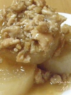 お大根の鶏そぼろあんかけ♪-レシピのメイン写真
