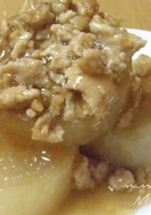 お大根の鶏そぼろあんかけ♪-レシピのメイン写真