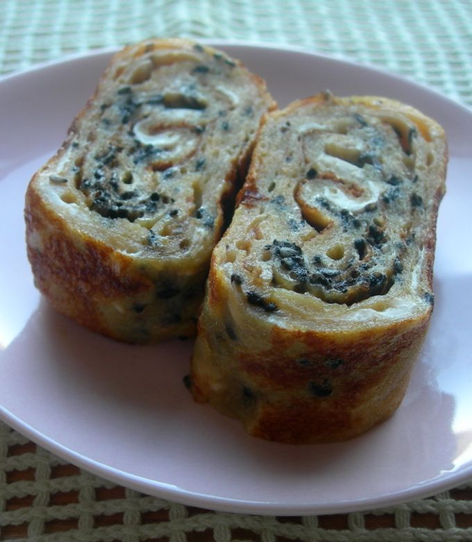 ✾はちみつと黒ゴマの卵焼き✾-レシピのメイン写真