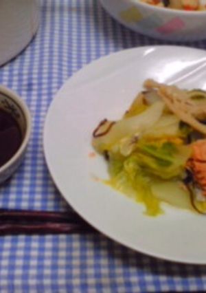 鮭と白菜の水炊き風-レシピのメイン写真