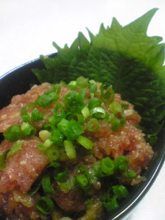 うまい!マグロでなめろう♪-レシピのメイン写真