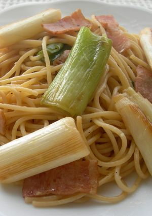 ✾長ネギとベーコンのバター醤油パスタ✾-レシピのメイン写真