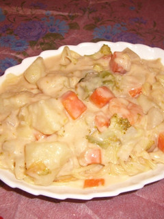 野菜たっぷり濃厚~★エビクリームパスタ-レシピのメイン写真
