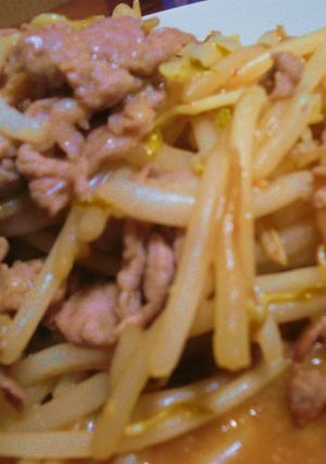 ご飯がすすむ♪こっくり味噌もやし炒め★-レシピのメイン写真