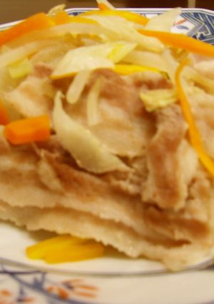 豚肉のレンジ蒸し♪-レシピのメイン写真