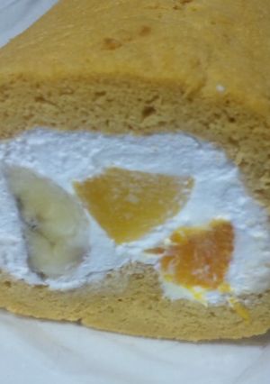 カラメルだけ！ふわ＆しっとりロールケーキ-レシピのメイン写真
